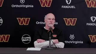 HC Dan Quinn Speaks to the Media After the Last Practice of the Week | Washington Commanders