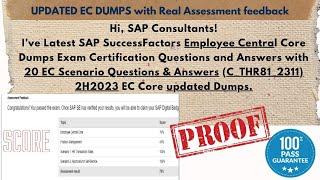 SAP SF Employee Central THR81_2311 2H2023 Exam Preparation and Practice Questions and Answers 2024