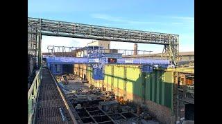 16t x 28m TEICHMANN overhead travelling crane for Swiss Steel Group in Witten