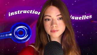 - ASMR - SUIS MES INSTRUCTIONS VISUELLES  (focus, cartes...) #asmr