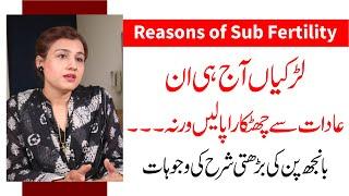 Causing of Increasing Infertility Ratio in Pakistan - Dr Maryam Raana Gynaecologist