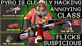 Casual "HACKING" Pyro RAGEThe Isolated Merc (TF2 Gameplay)