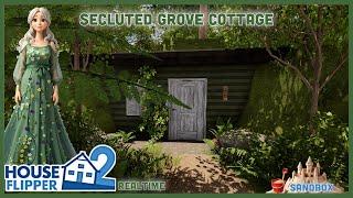 Secluded Grove Cottage Full Build and Tour, realtime, House Flipper 2