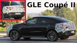 Mercedes Erlkönig GLE Coupé II C167 wenig getarnt - geheimes Heck - secret rear 4K SPY VIDEO