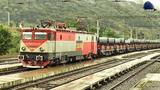 Trenuri prin Ploaie în Gara Năsăud  Trains in Rain in Năsăud Railway Station - 14 September 2024