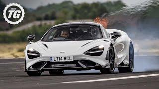 Chris Harris vs McLaren 765LT - outrageous 750bhp track special tops 200mph! | Top Gear BBC Studios