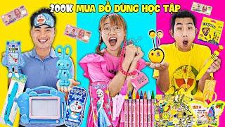 Hà Sam Tổ Chức Cuộc Thi 200K Mua Dụng Cụ Học Tập Theo Màu Sắc XANH HỒNG VÀNG - Ai Chiến Thắng ?