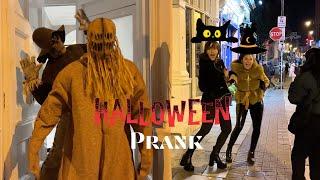 Funniest moments with monsters which scaring on Halloween Prank