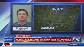 Federal charges against Wisconsin man in Madisonville teen's disappearance