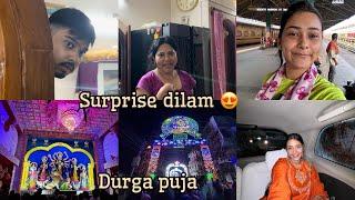 Sobai k Surprise dilam || Durga puja ||