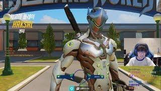 Overwatch Haksal Literally The Best Genji Gameplay Ever With 74 Elims