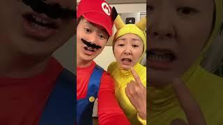 Pikachu and Mario Feed the Cutest Labrador  Part3 #shorts #asmr