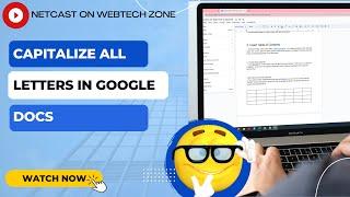 How to Make Capitalize All Letters In Google Docs