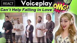 FIRST TIME REACTING to Voiceplay - Can't help falling in love