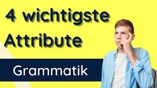 Die vier wichtigsten  Attribute | Erklärung und Beispiele