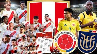 LISTA de CONVOCADOS de SELECCIÓN PERUANA vs COLOMBIA y ECUADOR! ELIMINATORIAS a MUNDIAL 2026