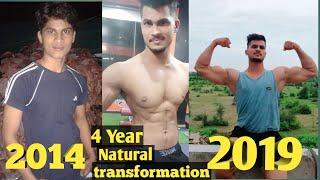 Best Natural Body Transformation 4 Year|Pawan Sahu |stone gym bhilwara