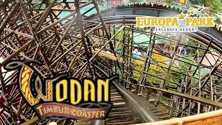 WODAN TIMBUR COASTER Front Row POV - Europa Park (2024).