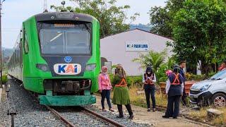 Uji coba kereta api Bandara Minangkabau Ekspress ke Stasiun Pauhlima