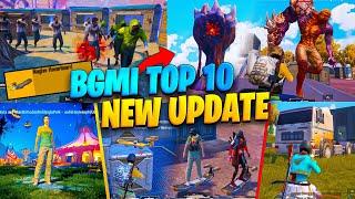 TOP 10 New Update Features || BGMI 2.8 UPDATE || PUBG 2.8 UPDATE | Zombie Mode 2023, Halloween Mode