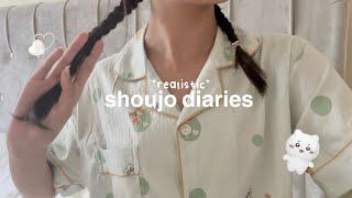 shoujo diaries | a realistic day in my life, note-taking, revising for mocks, journaling, shopping