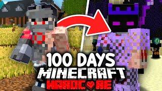 I survived 100 Days on Hypixel Skyblock Minecraft!