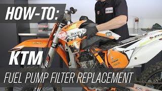 How To Replace a KTM Fuel Pump Filter