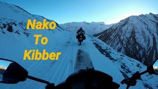 Winter Spiti Ride - Solo | Nako to kaza & kibber | World's highest village