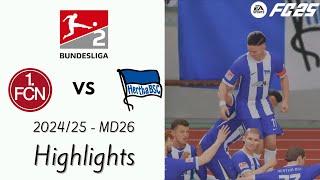 FC 25 | Hertha BSC | 2. Bundesliga | Matchday 26 | 1. FC Nürnberg vs Hertha BSC