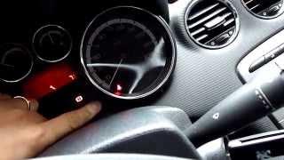 Peugeot 308 - How to reset service interval display