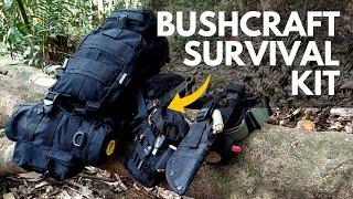Full Bushcraft & Survival Jungle Kit | Belt and Day Pack