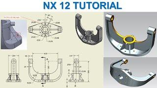 NX 12 Tutorial #55 | 3D Modeling Basic Beginners