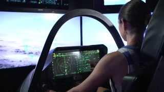 Inside the F-35 Cockpit Simulator