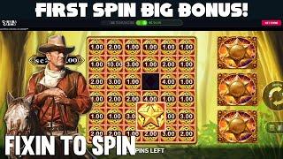 First Spin BIG BONUS! **NEW** JOHN WAYNE 10K WAYS on Chumba Casino