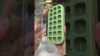 Discover the Magic of the Press Ice Tray Ice Cube Mold #kitchengadgets #shorts