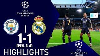 Man City vs Real Madrid (1-1) | Extended Highlights & Penalty Shootout | Champions League 2023/24