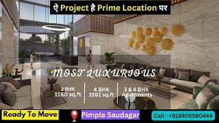 3 BHK & 4 BHK Flats P K Hillcrest sale In Pimple Saudagar   #PCMC #Mumba #pune