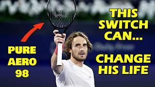 Stefanos Tsitsipas's Switch To Babolat Pure Aero 98 Is Crazy... Crazy Good!