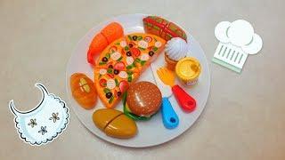 Toy Velcro Cutting Food