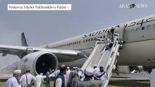 Saudi Airlines flight’s landing gear catches fire at Peshawar airport