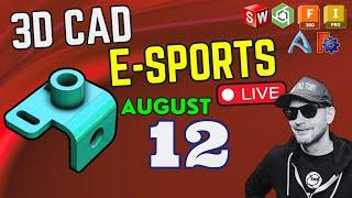 CAD vs CAD eSport! Model Monday LIVE - 1 PM  - August 12th - Speedmodeling!