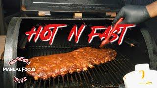 Quick Tasty Ribs Everytime! Hot n Fast Ribs | Pit Boss Lexington 540