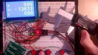Arduino DRO, 3x 24Bit Caliper (4x6), DRO.ino