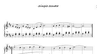 Simple Sonata Allen Schantz performed by Tanner Oharah