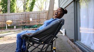 GCI Max Relax Rocker - Rocking Folding Chair Review WOW!