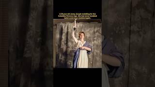 Jenny Joseph modeling for the Columbia Pictures logo