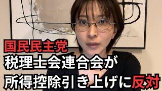 【103万円の壁】税理士会連合会は所得控除の引き上げに反対している。【国民民主党/玉木代表】