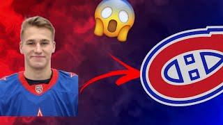 MUST SEE: MONTREAL CANADIENS SELECT IVAN DEMIDOV WITH THE 5th OVERALL PICK!
