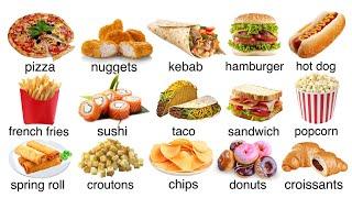 English vocabulary - fast food / Learn with me