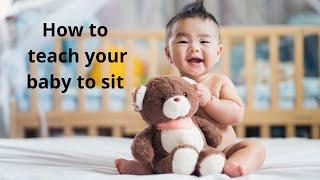 How to teach your baby to sit | KinderPass